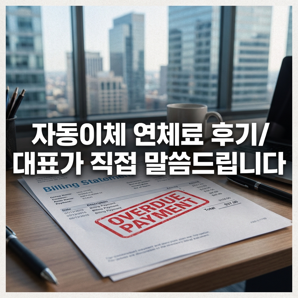 인터넷 요금 자동이체 안 걸려있어서 연체료 물었던 후기