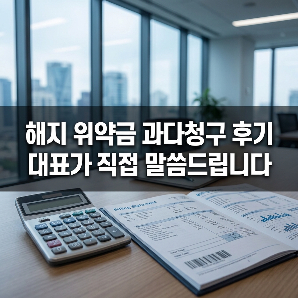 인터넷 해지했더니 위약금이 안내받은 것보다 더 나온 후기